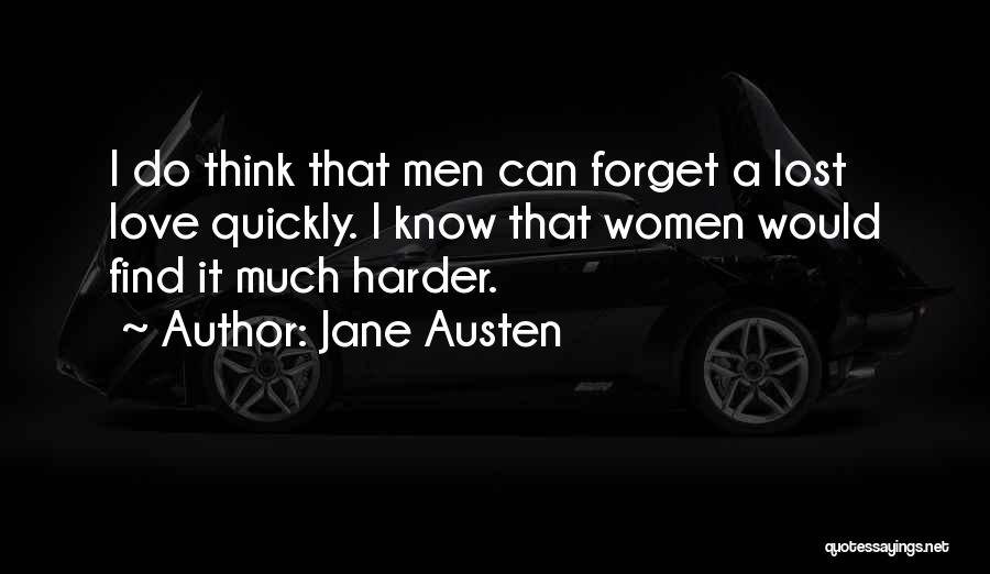 Find Lost Love Quotes By Jane Austen