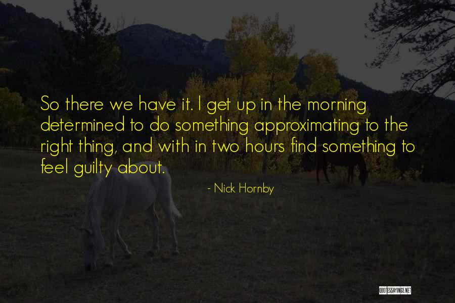 Find Me Guilty Quotes By Nick Hornby