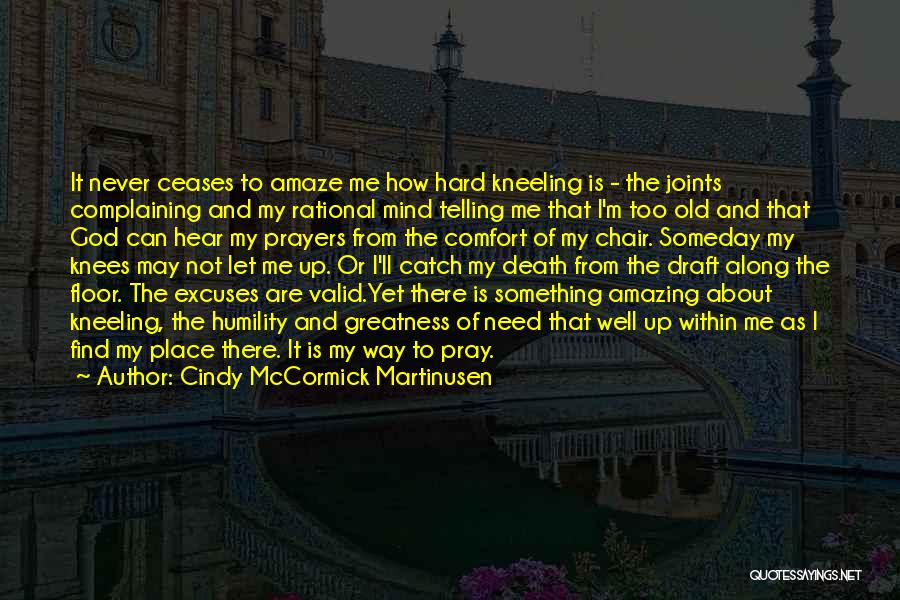 Find My Place Quotes By Cindy McCormick Martinusen