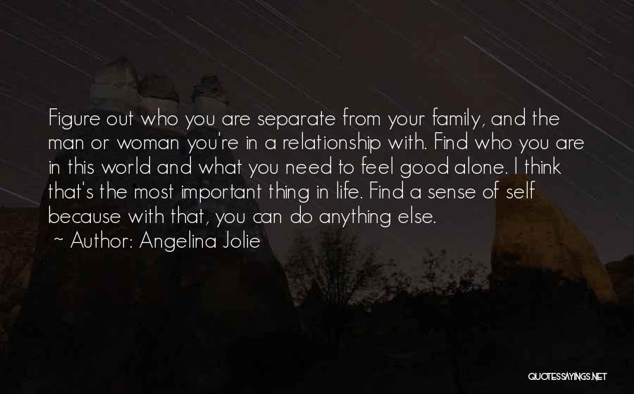 Find Out What's Important Quotes By Angelina Jolie