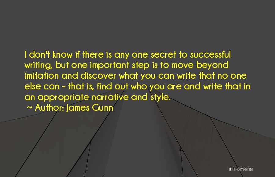 Find Out What's Important Quotes By James Gunn