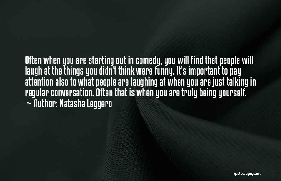 Find Out What's Important Quotes By Natasha Leggero