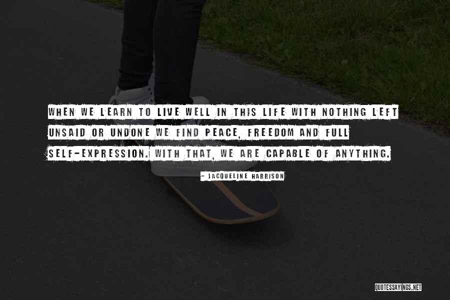 Find Peace In Life Quotes By Jacqueline Harrison Find Peace In Life Quotes By Jacqueline Harrison