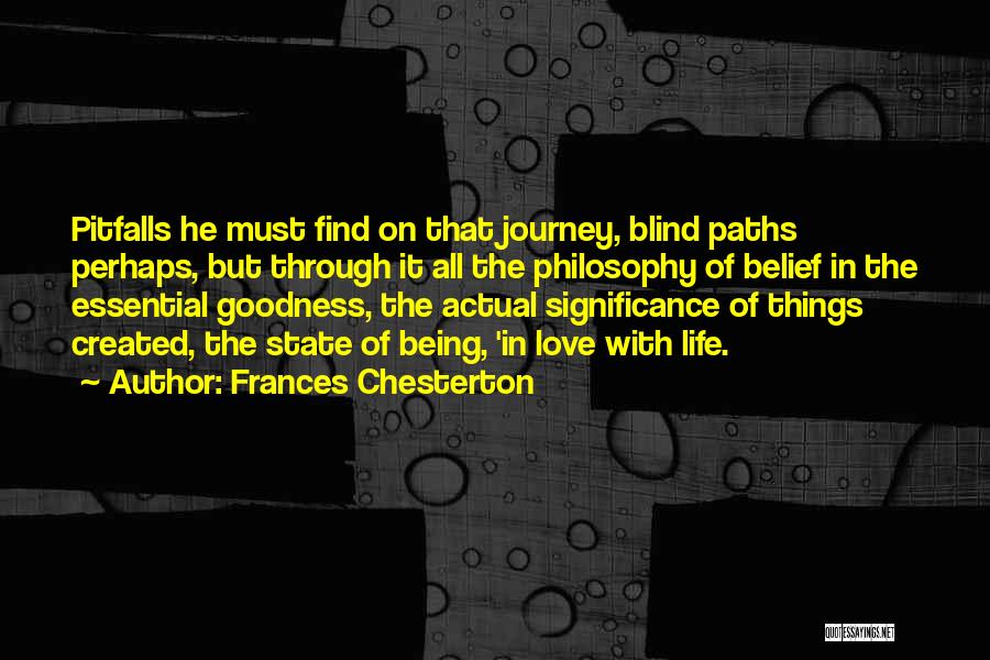 Find The Beauty In Life Quotes By Frances Chesterton