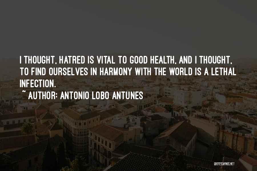 Find The Good Quotes By Antonio Lobo Antunes