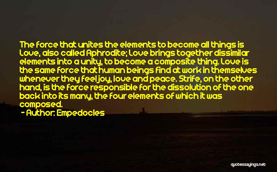 Find The Joy Quotes By Empedocles