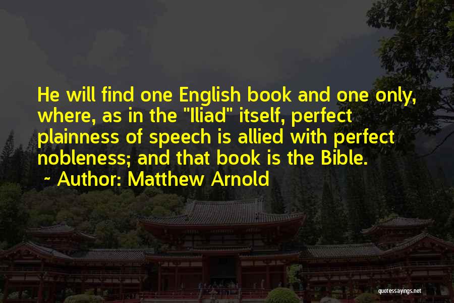 Find The Perfect One Quotes By Matthew Arnold