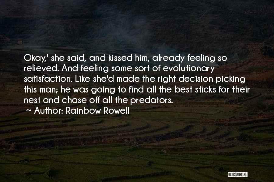 Find The Right Man Quotes By Rainbow Rowell