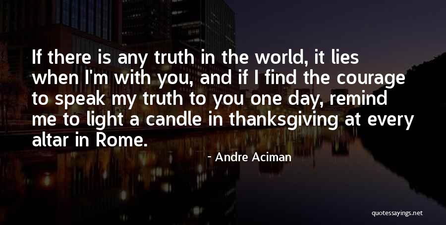 Find The Truth Quotes By Andre Aciman