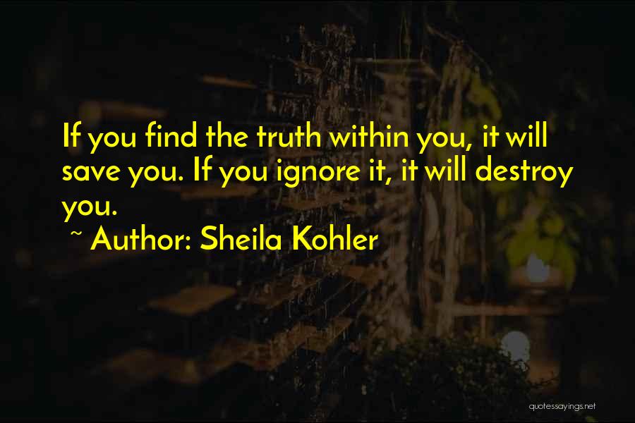 Find The Truth Quotes By Sheila Kohler