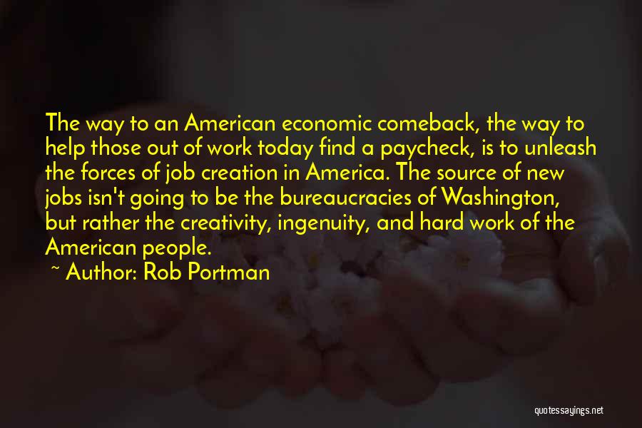 Find Way Out Quotes By Rob Portman