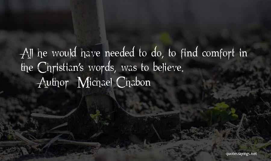 Find Words In Quotes By Michael Chabon