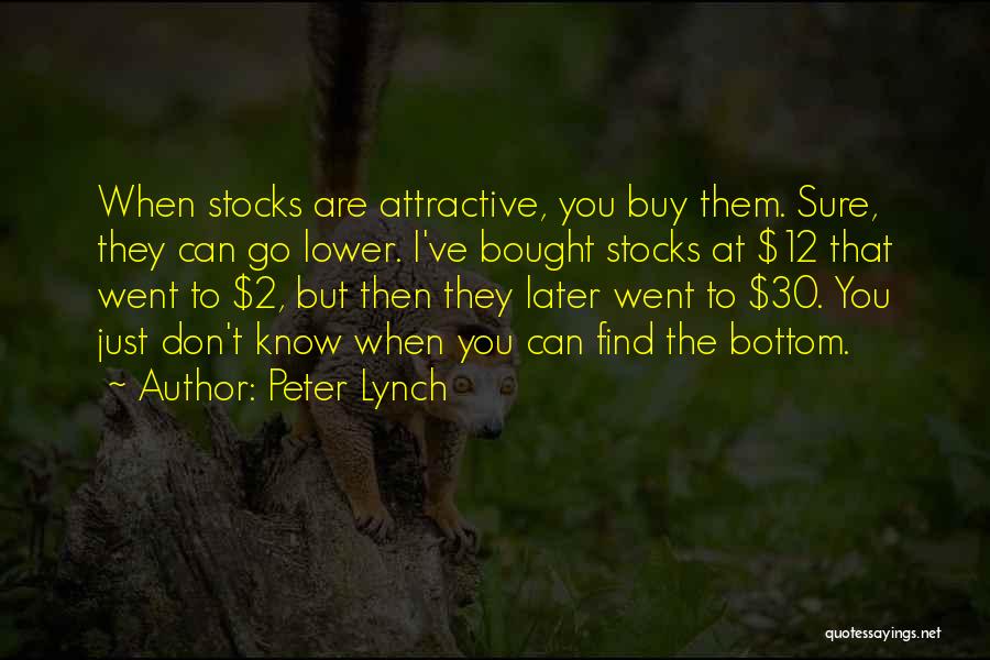 Find You Attractive Quotes By Peter Lynch