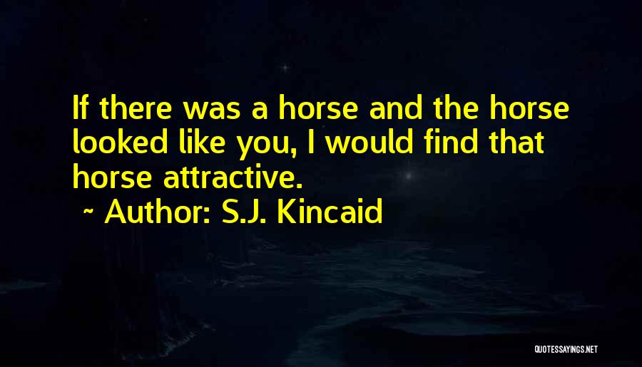 Find You Attractive Quotes By S.J. Kincaid