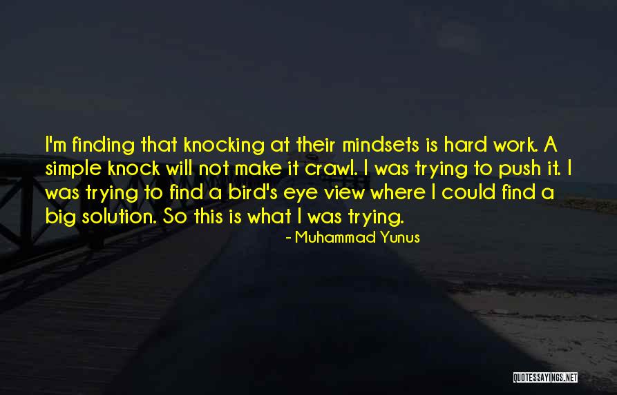 Finding A Solution Quotes By Muhammad Yunus