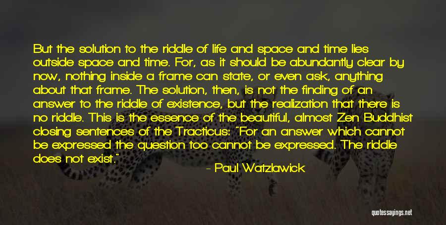 Finding A Solution Quotes By Paul Watzlawick