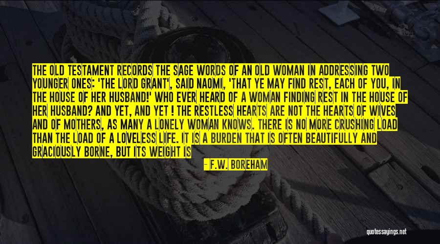 Finding A Woman Quotes By F.W. Boreham Finding A Woman Quotes By F.W. Boreham