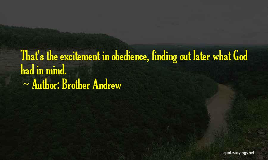 Finding God Quotes By Brother Andrew