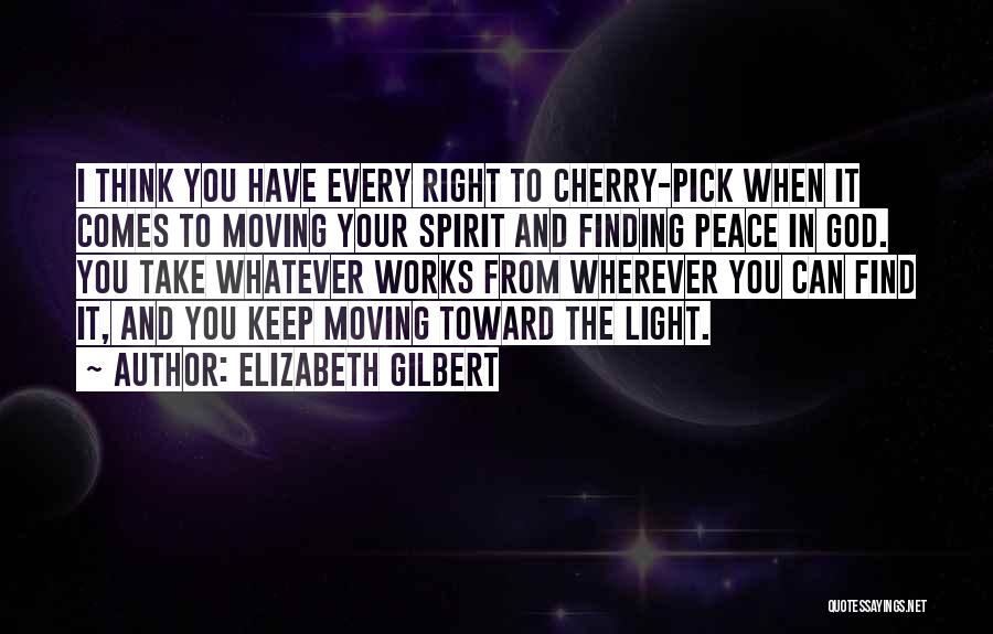 Finding God Quotes By Elizabeth Gilbert