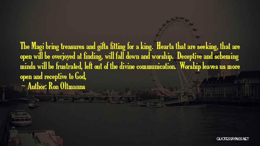 Finding God's Will Quotes By Ron Oltmanns
