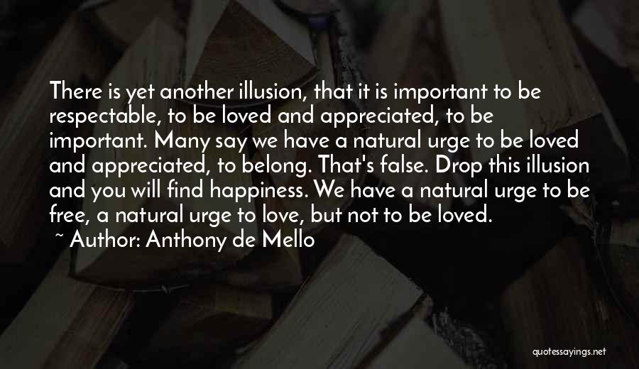 Finding Happiness In Love Quotes By Anthony De Mello