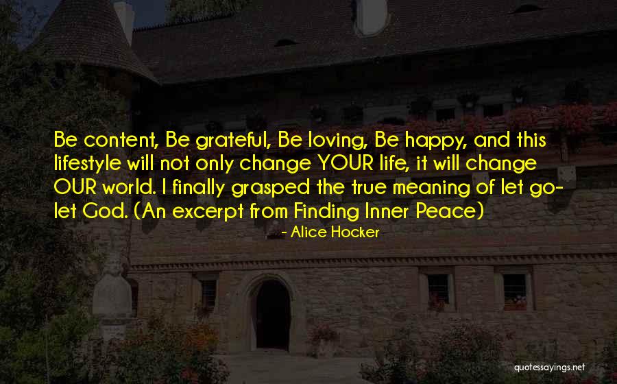 Finding Inner Self Quotes By Alice Hocker