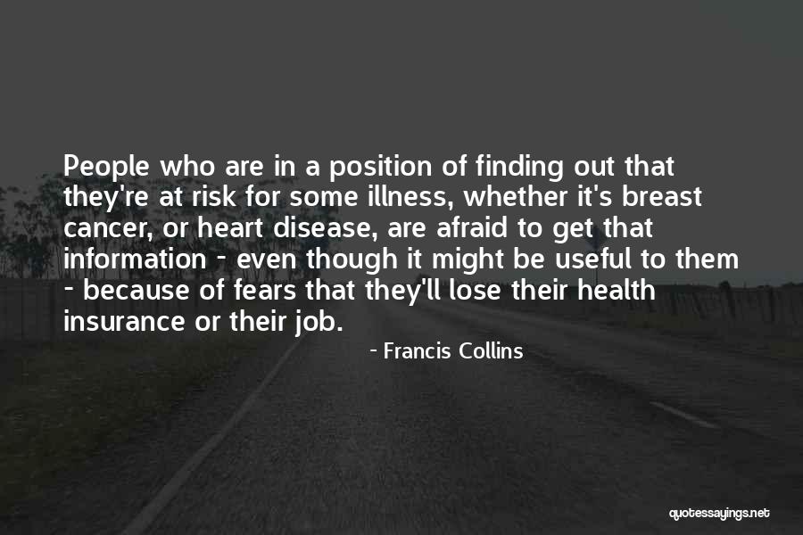 Finding Job Quotes By Francis Collins