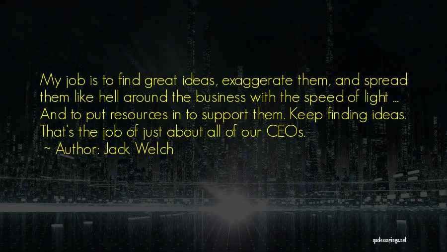 Finding Job Quotes By Jack Welch