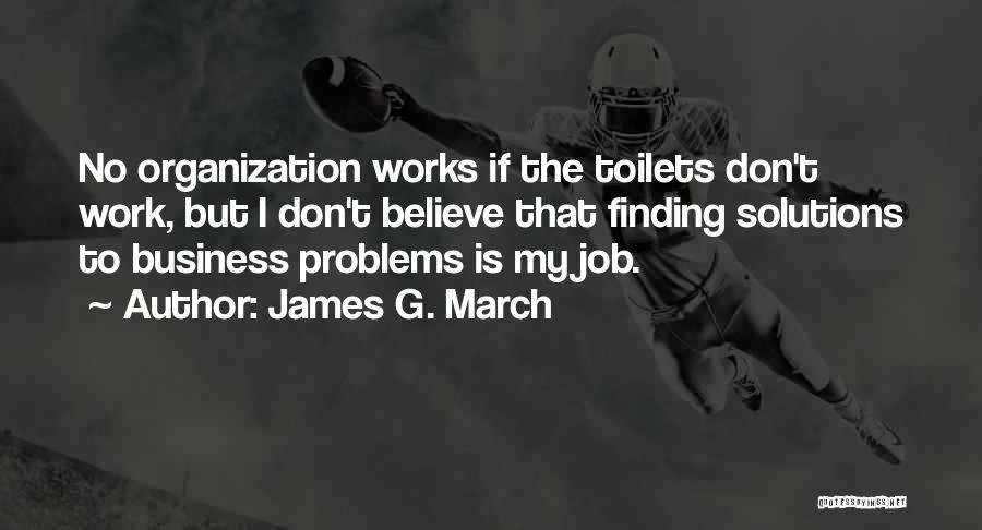 Finding Job Quotes By James G. March