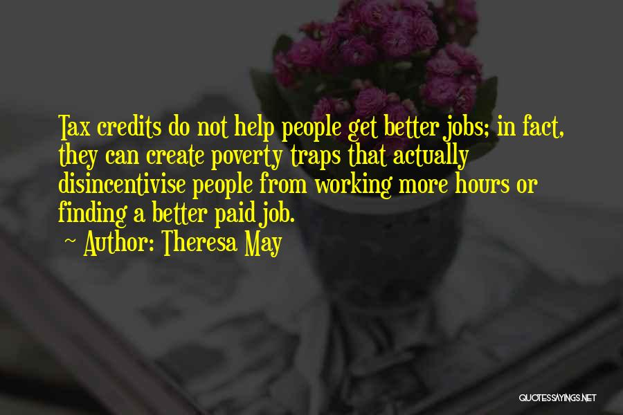 Finding Job Quotes By Theresa May