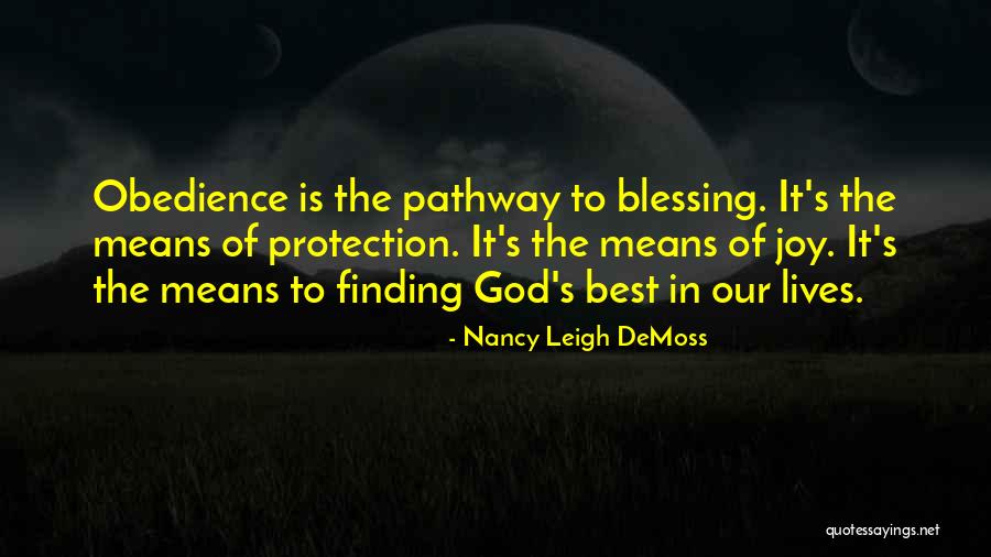 Finding Joy In God Quotes By Nancy Leigh DeMoss