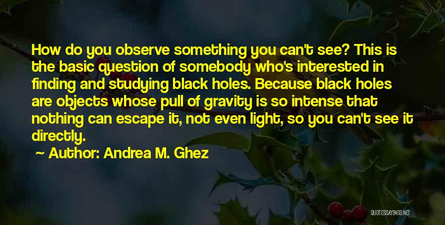 Finding Light Within Quotes By Andrea M. Ghez