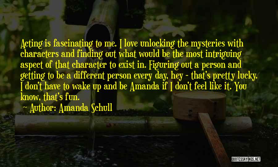 Finding Love One Day Quotes By Amanda Schull