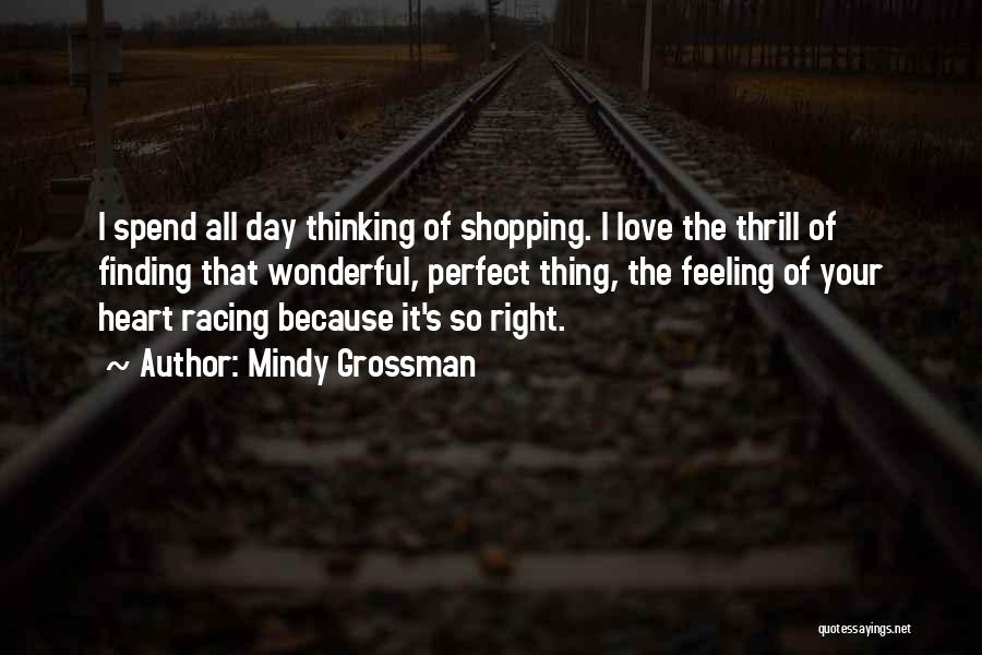 Finding Love One Day Quotes By Mindy Grossman