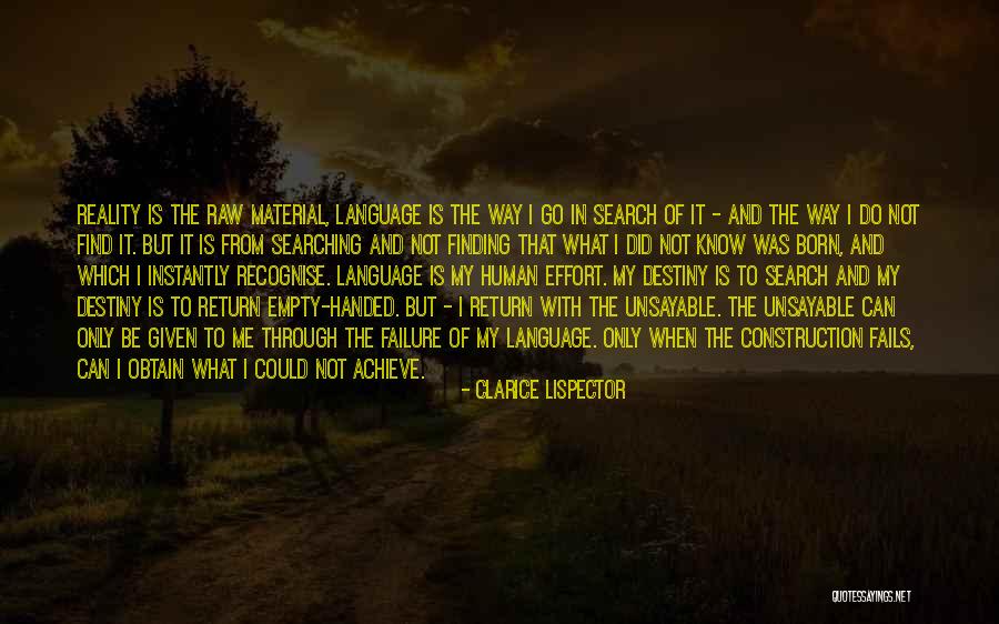 Finding My Way Quotes By Clarice Lispector