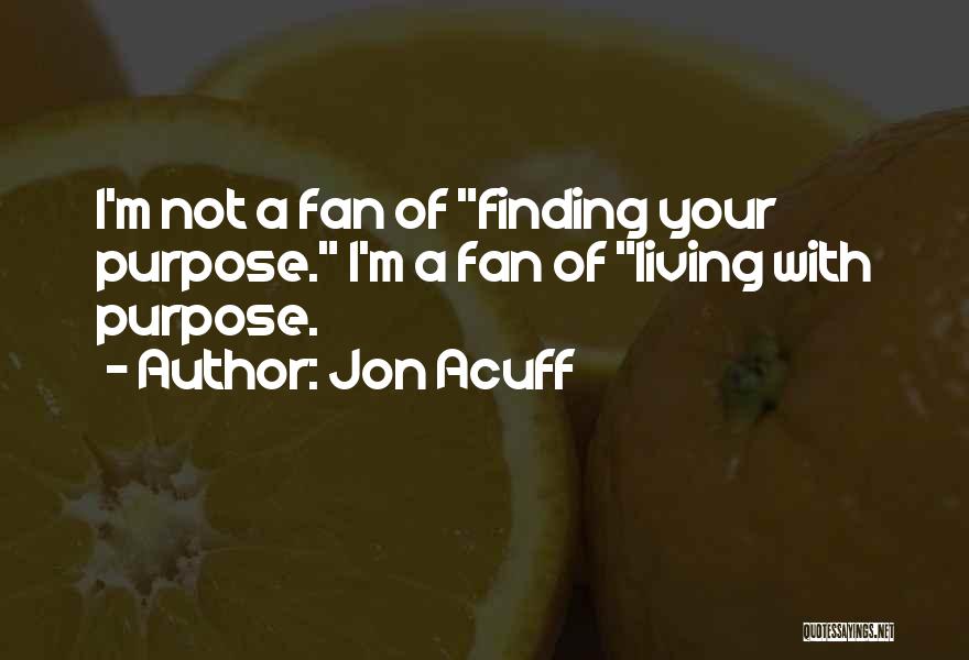 Finding One's Purpose Quotes By Jon Acuff
