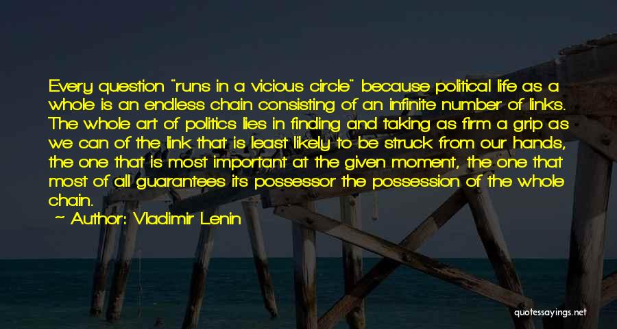 Finding Out What's Important In Life Quotes By Vladimir Lenin