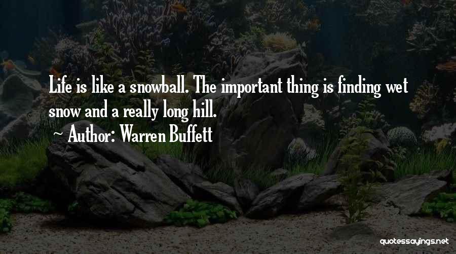 Finding Out What's Important In Life Quotes By Warren Buffett