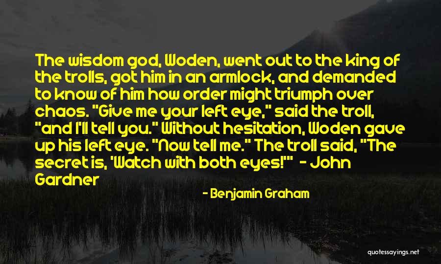 Finding Out You Re A Wizard Quotes By Benjamin Graham Finding Out You Re A Wizard Quotes By Benjamin Graham