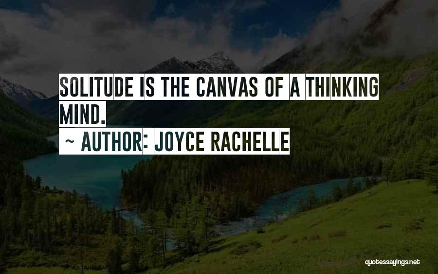 Finding Peace In Solitude Quotes By Joyce Rachelle