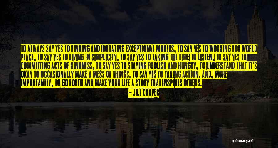 Finding Peace In Your Life Quotes By Jill Cooper