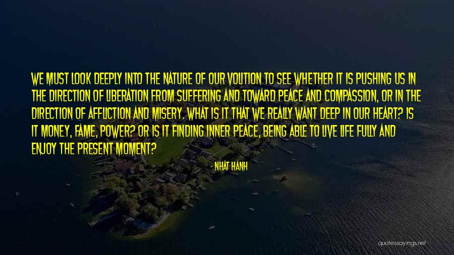 Finding Peace In Your Life Quotes By Nhat Hanh