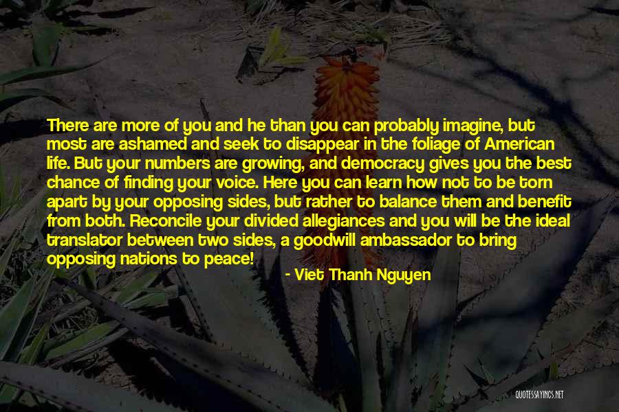 Finding Peace Within Yourself Quotes By Viet Thanh Nguyen Finding Peace Within Yourself Quotes By Viet Thanh Nguyen