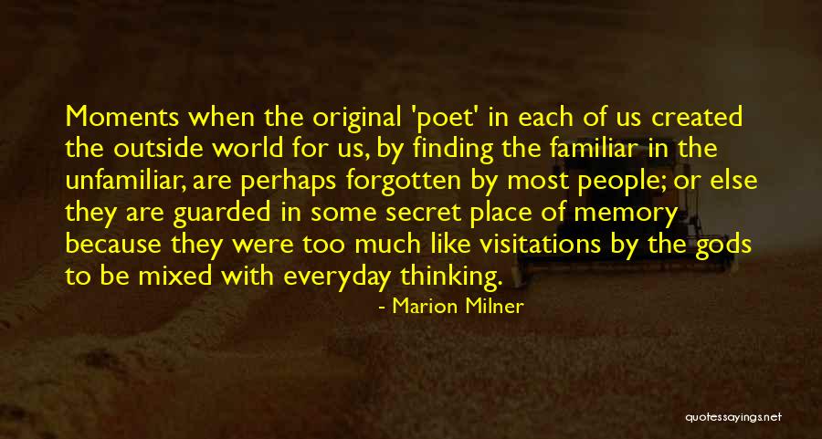 Finding Places Quotes By Marion Milner Finding Places Quotes By Marion Milner