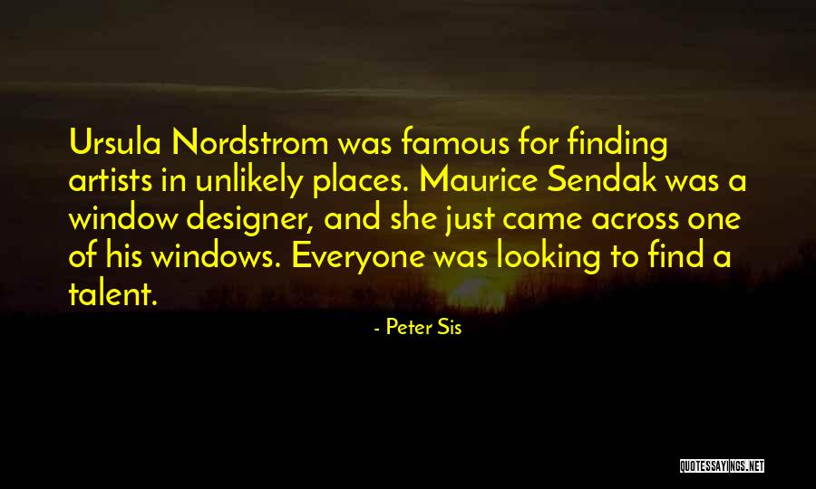 Finding Places Quotes By Peter Sis Finding Places Quotes By Peter Sis