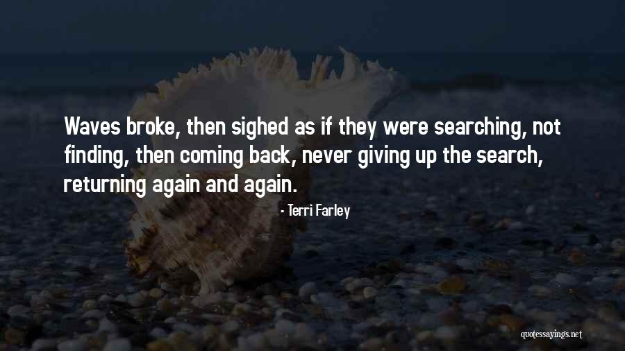 Finding Someone Again Quotes By Terri Farley