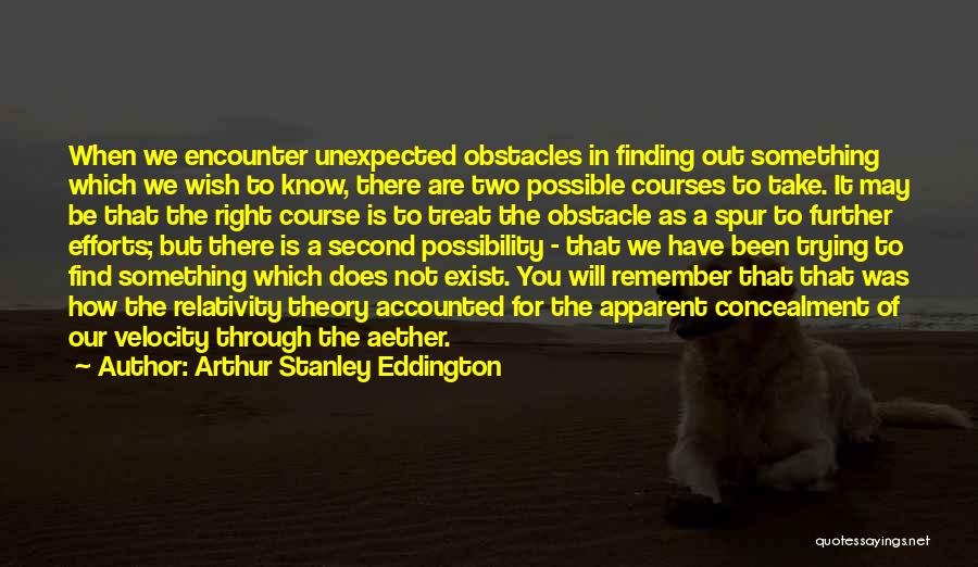 Finding Someone From Your Past Quotes By Arthur Stanley Eddington