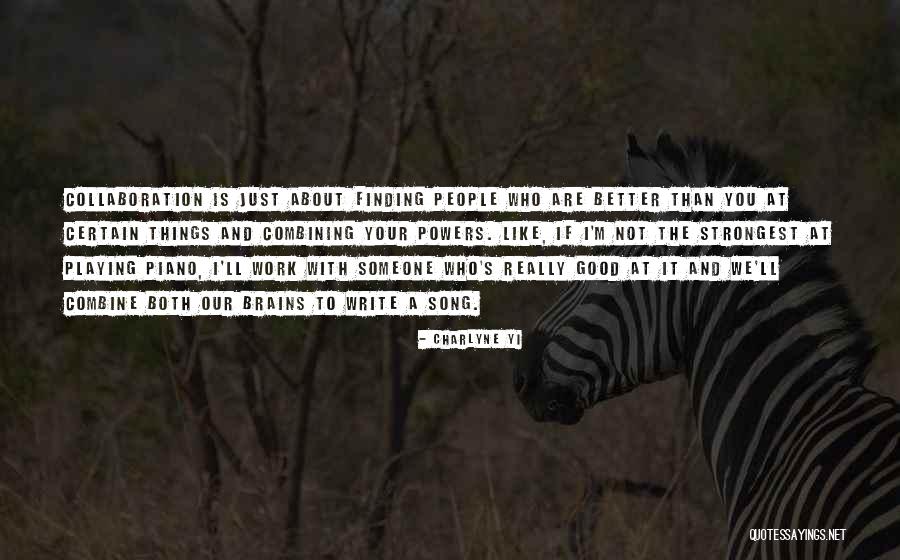 Finding Someone Good Quotes By Charlyne Yi Finding Someone Good Quotes By Charlyne Yi