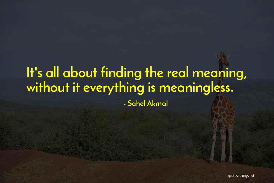 Finding Someone Real Quotes By Sahel Akmal