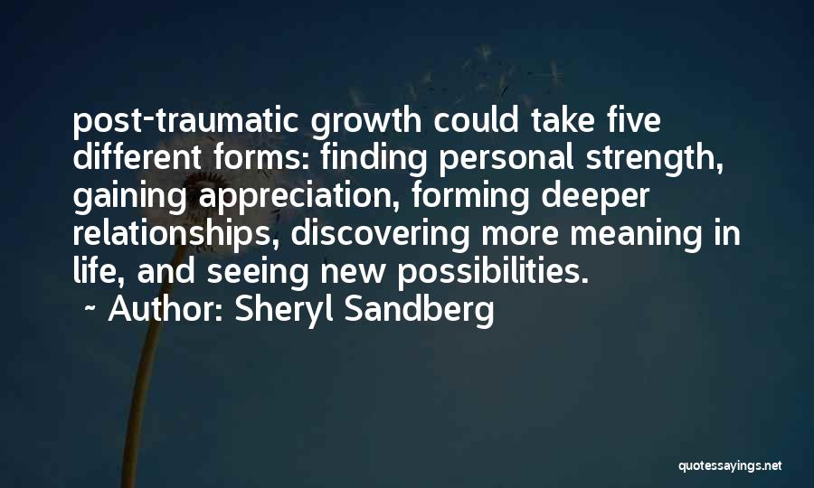 Finding The Deeper Meaning Quotes By Sheryl Sandberg